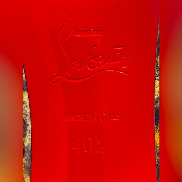 Christian Louboutin No Matter 85 Pumps
EU 40.5 US 9.5  M Vern Mouchete Heels - Picture 6 of 12